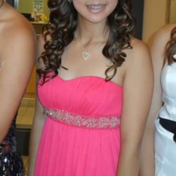 strapless hi-low dress💗 - Picture 1 of 8